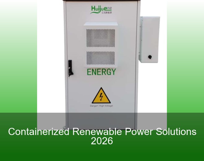 Containerized Renewable Power Solutions 2026